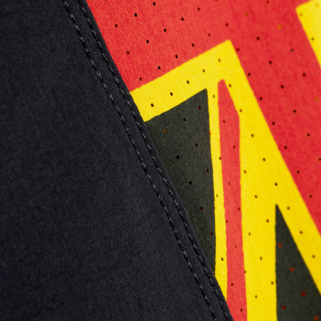 Color:Black Multi-Florence Cordura® Airtex Pro Hawaii Boardshort