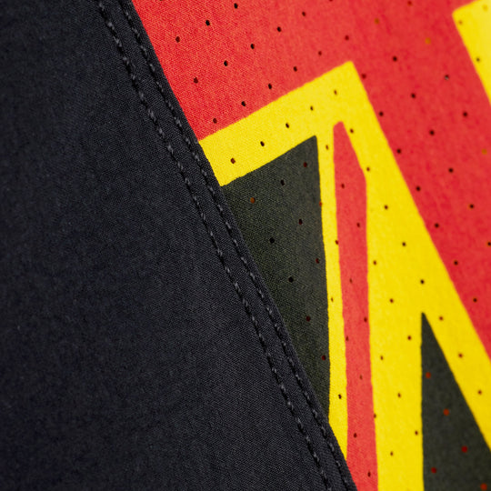 Color:Black Multi-Florence Cordura® Airtex Pro Hawaii Boardshort