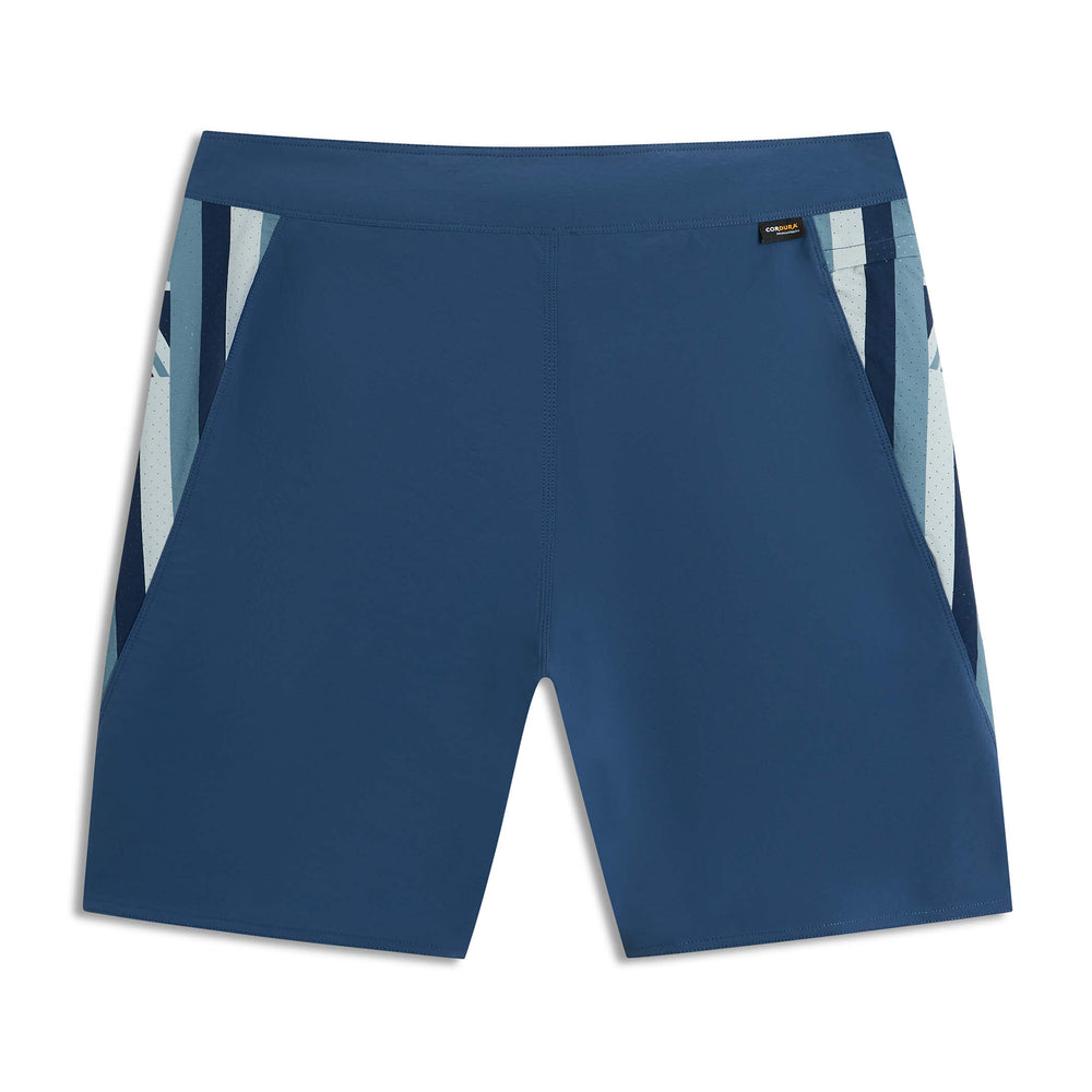Color:Dark Blue-Florence Cordura® Airtex Pro Hawaii Boardshort -alt