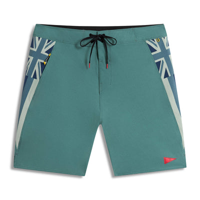 Color:Sea Blue-Florence Cordura® Airtex Pro Hawaii Boardshort