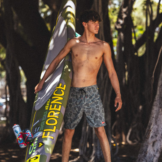 Color:Mountain Camo-Florence Cordura® Airtex Boardshort -alt