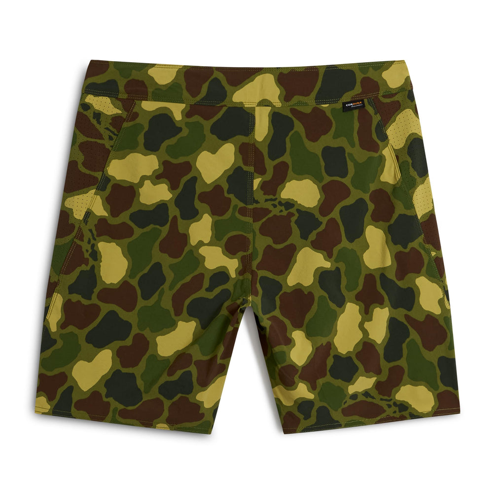 Color:Tropic Green Camo-Florence Cordura® Airtex Boardshort -alt