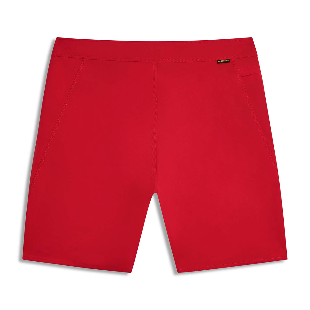 Color:Rescue Red-Standard Issue Boardshort -alt