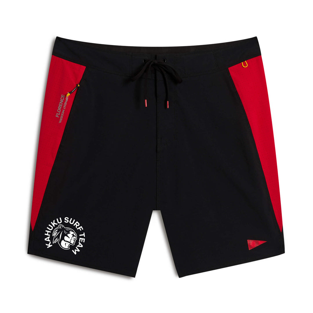 Color:Rescue Red-Kahuku Red Raiders Cordura Airtex Boardshort