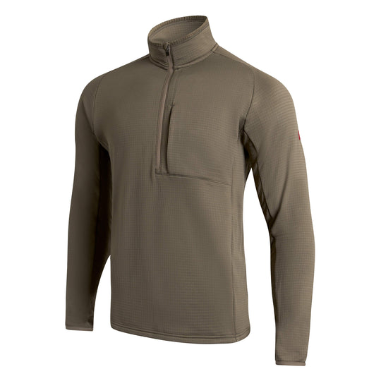 Color:Moss Grey-Florence Off Grid Fleece Half Zip 