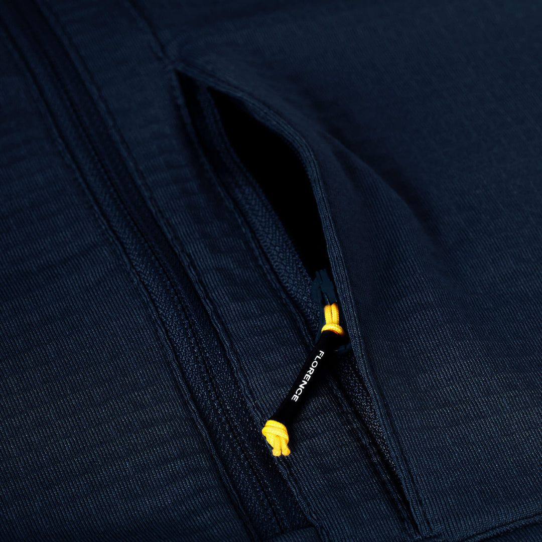 Color:Navy-Florence Off Grid Fleece Half Zip