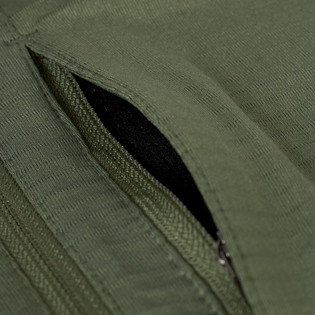 Color:Thyme-Florence Off Grid Fleece Half Zip