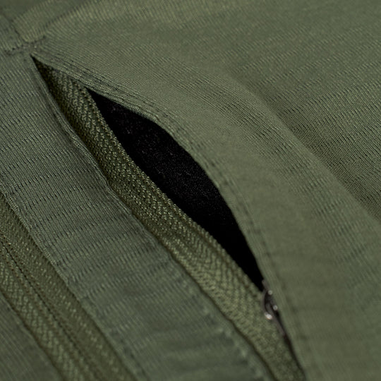 Color:Thyme-Florence Off Grid Fleece Half Zip
