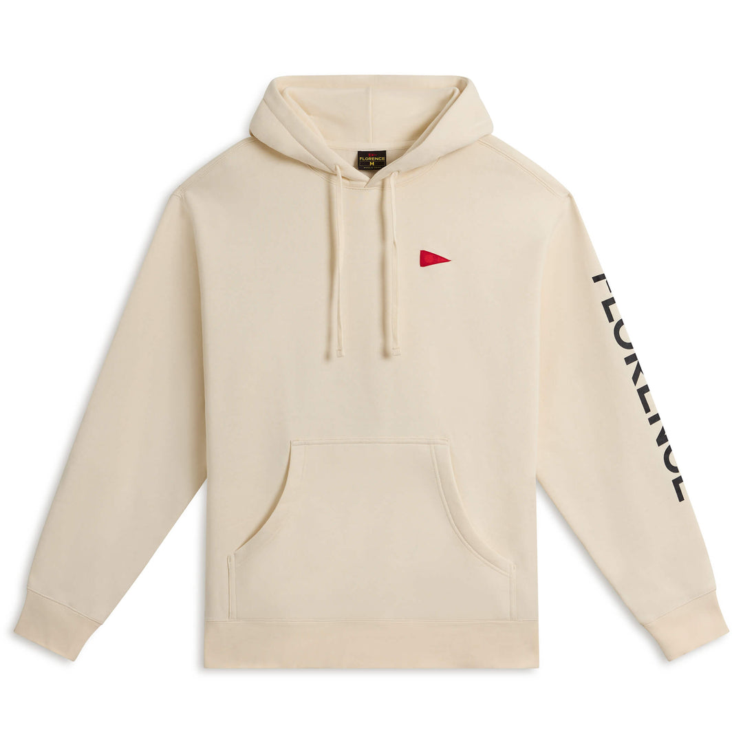 Color:Off White-Florence Burgee Hoodie