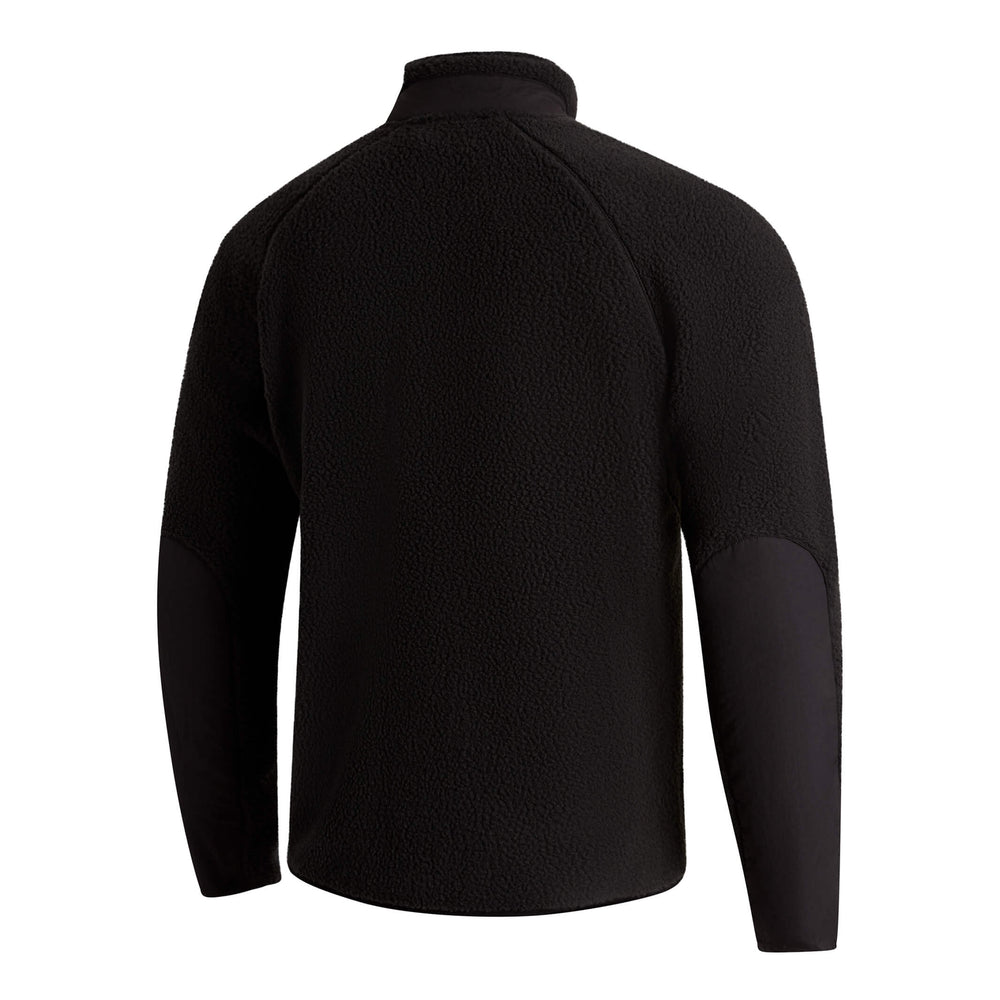 Color:Black-Florence High Pile Utility Fleece Jacket -alt