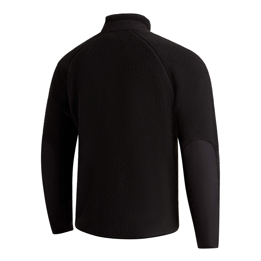 Color:Black-Florence High Pile Utility Fleece Jacket -alt