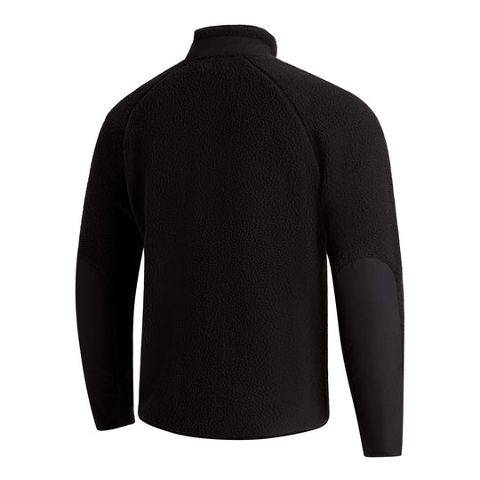 Color:Black-Florence High Pile Utility Fleece Jacket -alt