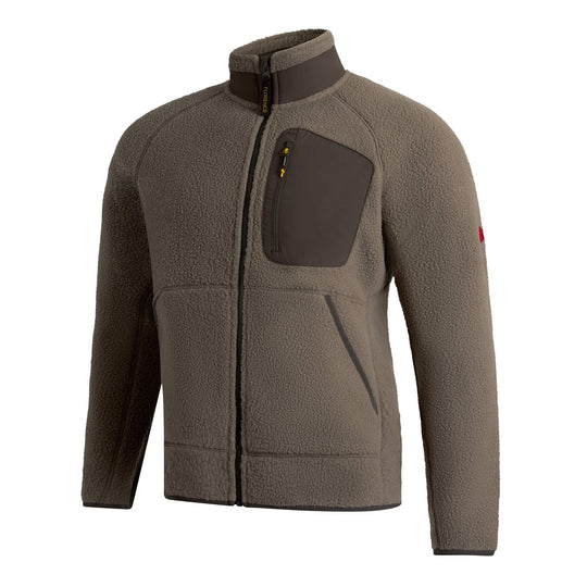 Color:Pumice-Florence High Pile Utility Fleece Jacket