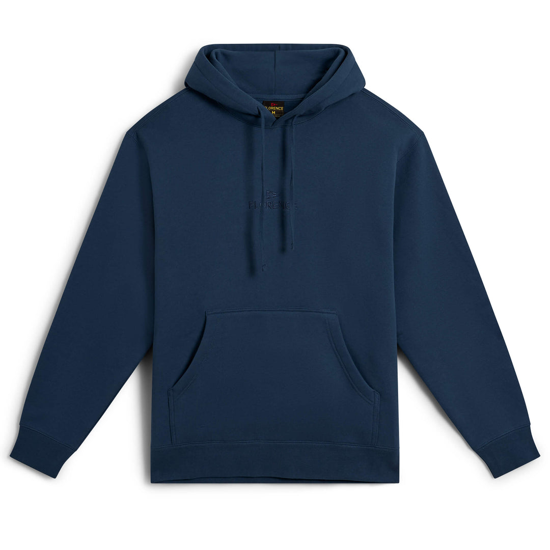 Color:Dark Blue-Florence Embroidered Hoodie