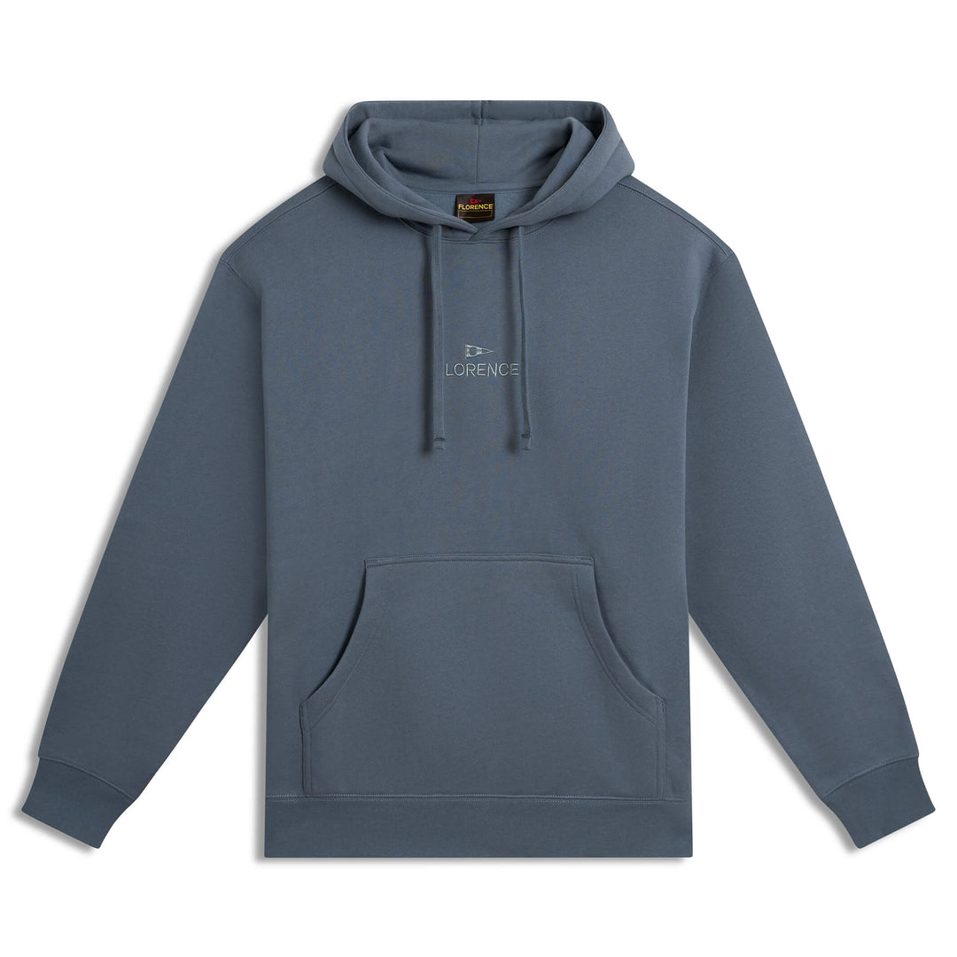 Color:Storm-Florence Embroidered Hoodie