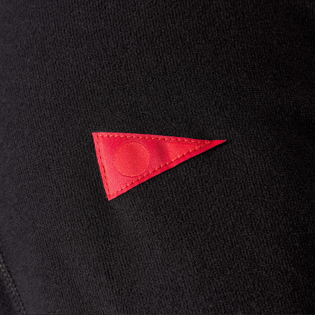 Color:Black-Polartec® Micro Fleece Half Zip