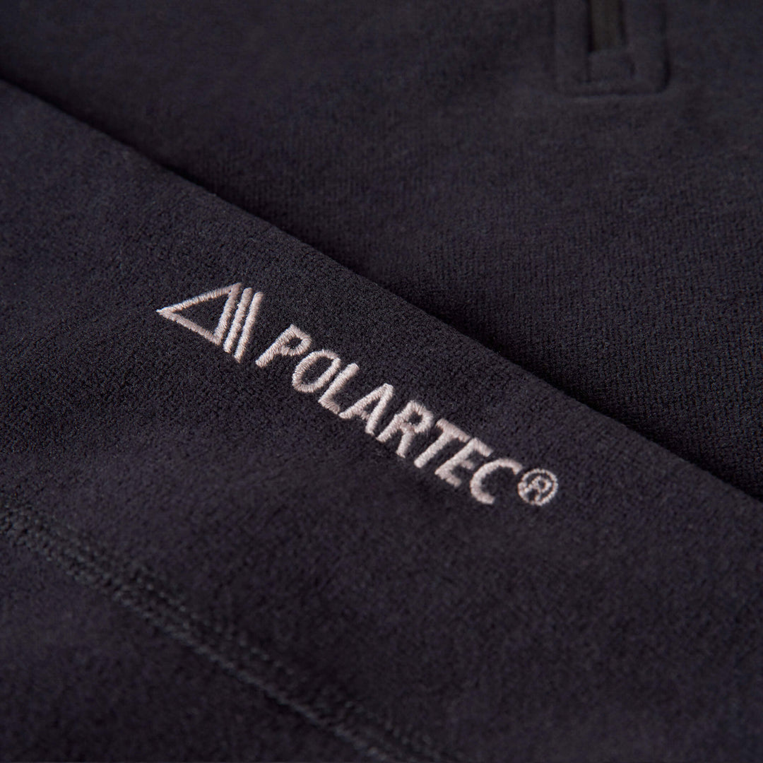 Color:Black-Polartec® Micro Fleece Half Zip