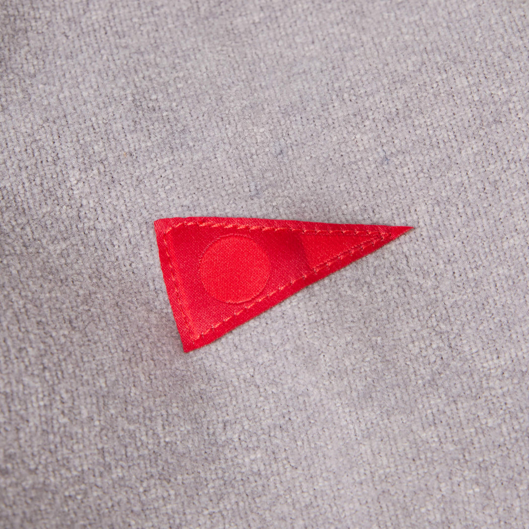 Color:Light Heather Grey-Polartec® Micro Fleece Half Zip