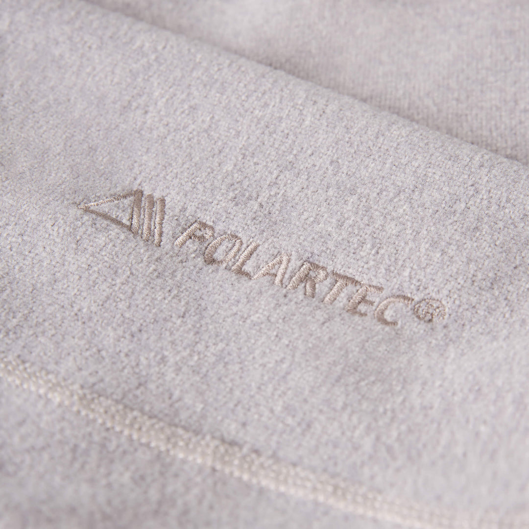 Color:Light Heather Grey-Polartec® Micro Fleece Half Zip