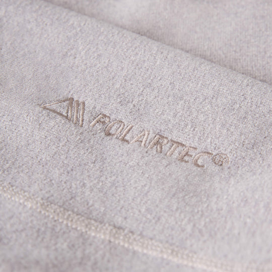 Color:Light Heather Grey-Polartec® Micro Fleece Half Zip