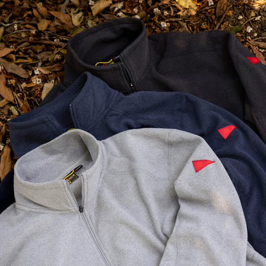Color:Light Heather Grey-Polartec® Micro Fleece Half Zip -alt