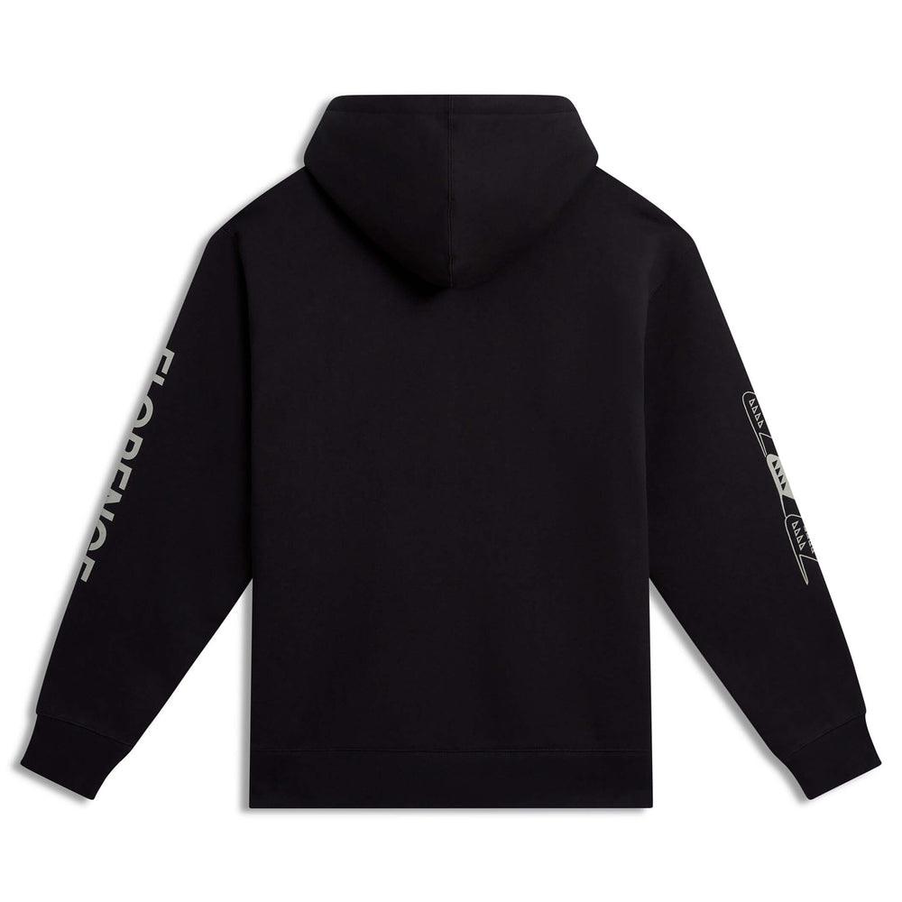 Color:Black-Florence Flock Hoodie -alt