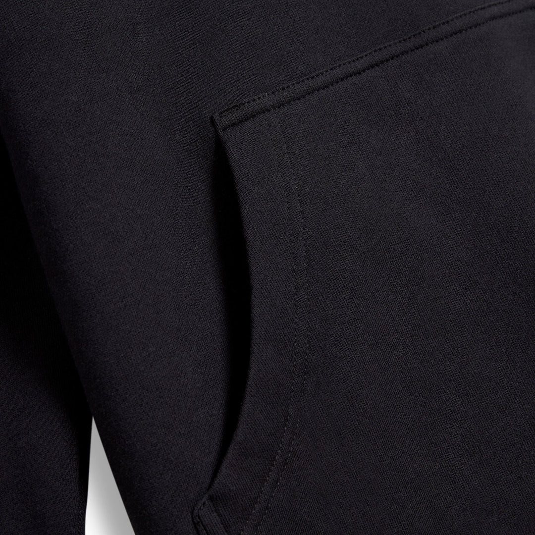 Color:Black-Florence Flock Hoodie