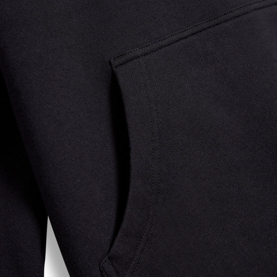 Color:Black-Florence Flock Hoodie
