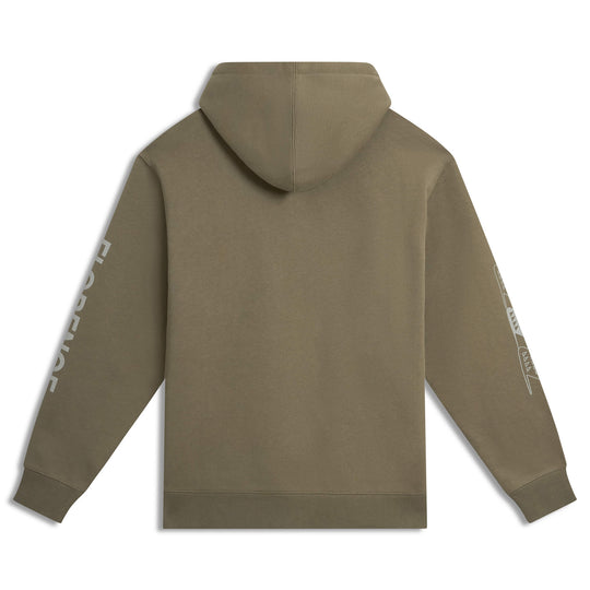 Color:OD Green-Florence Flock Hoodie