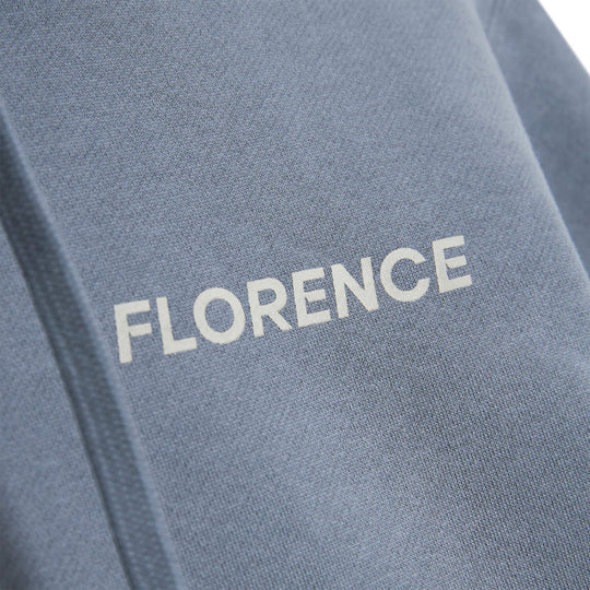 Color:Storm-Florence Flock Hoodie