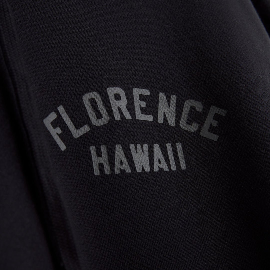Color:Black-Florence Hawaii Hoodie