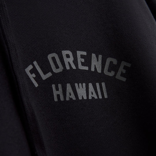 Color:Black-Florence Hawaii Hoodie