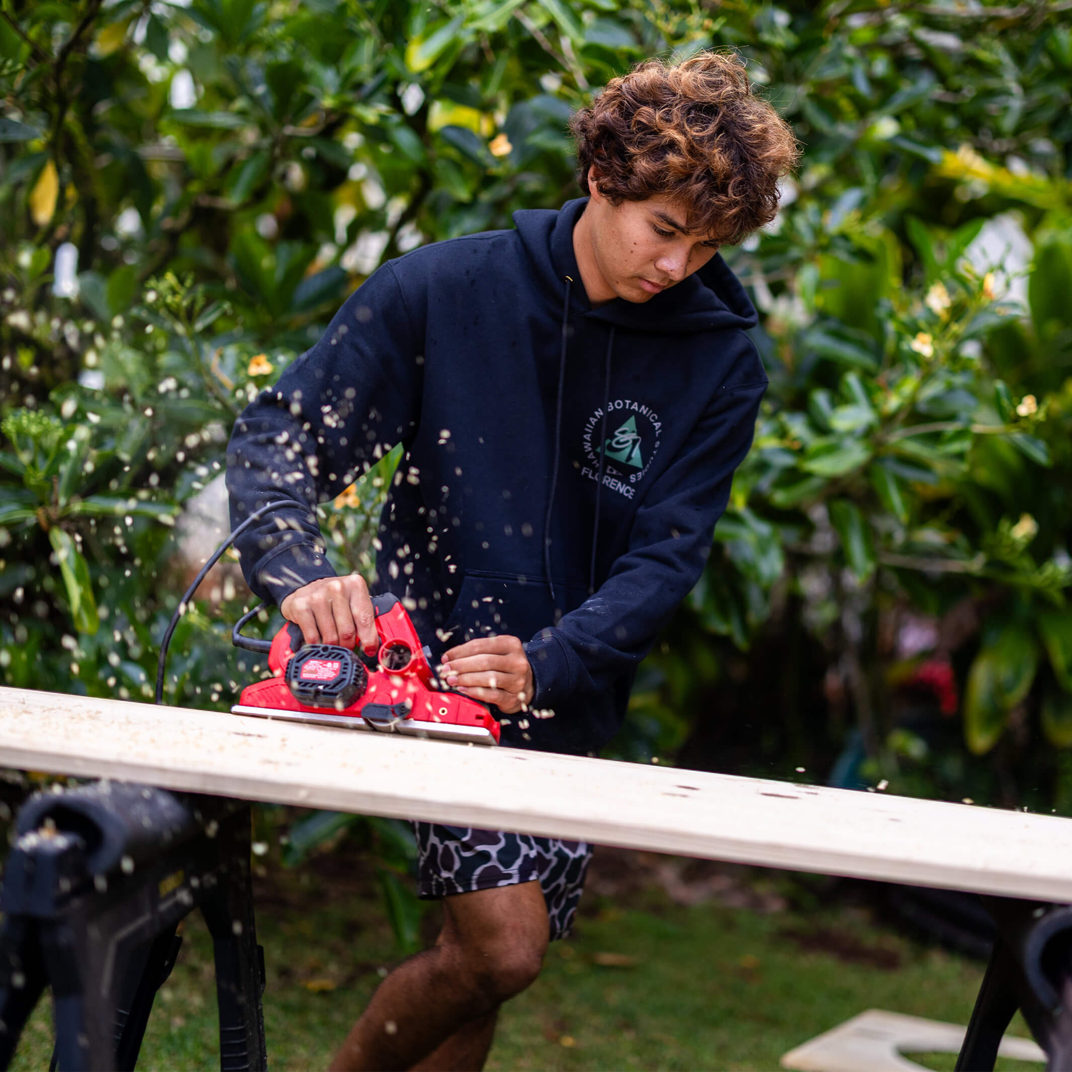 VR × MARINE HOODIE COL：BLACK Marine French Terry Hoodie - Black - Surfside Supply Co