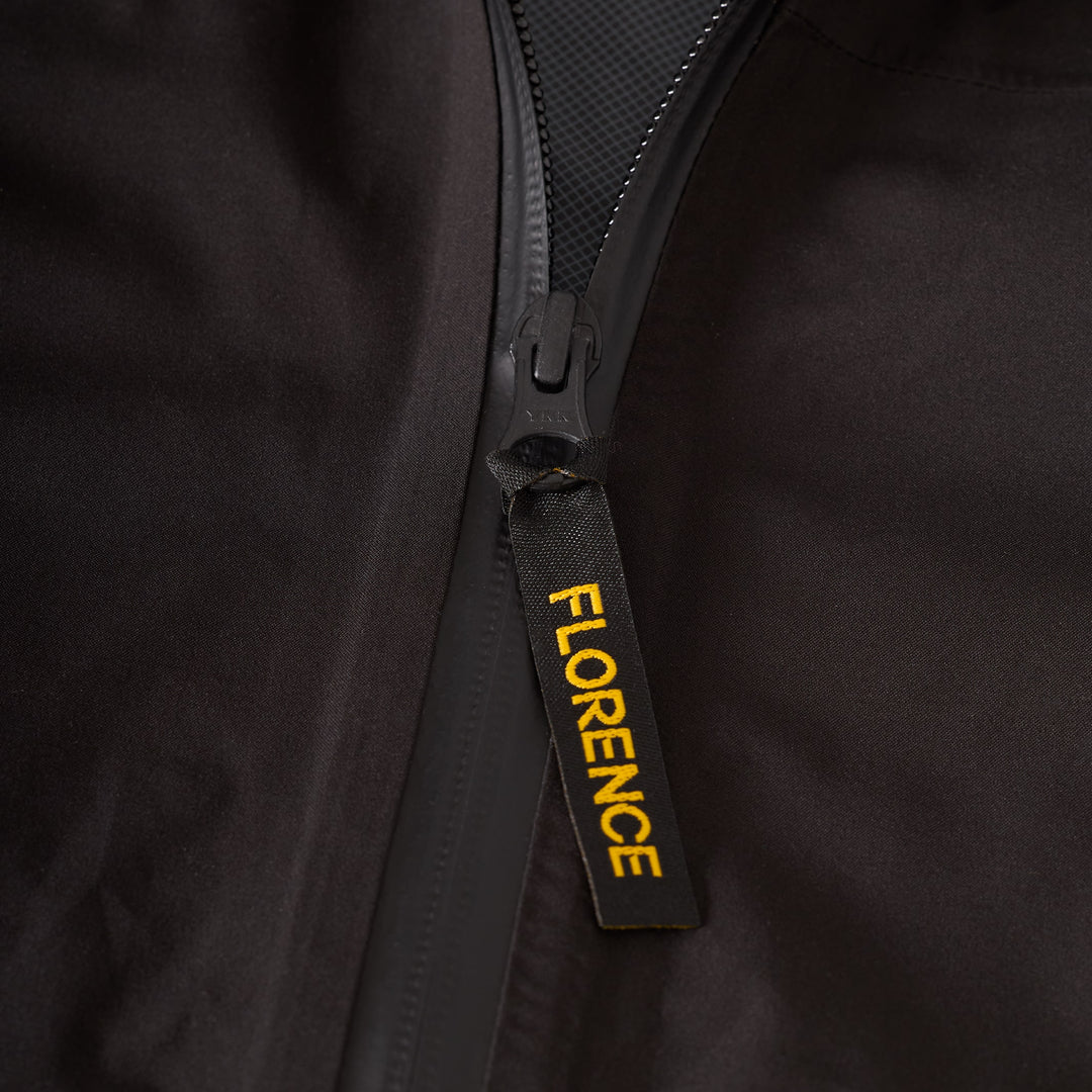Color:Black-Florence Rain Pro 2.5-Layer Waterproof Shell
