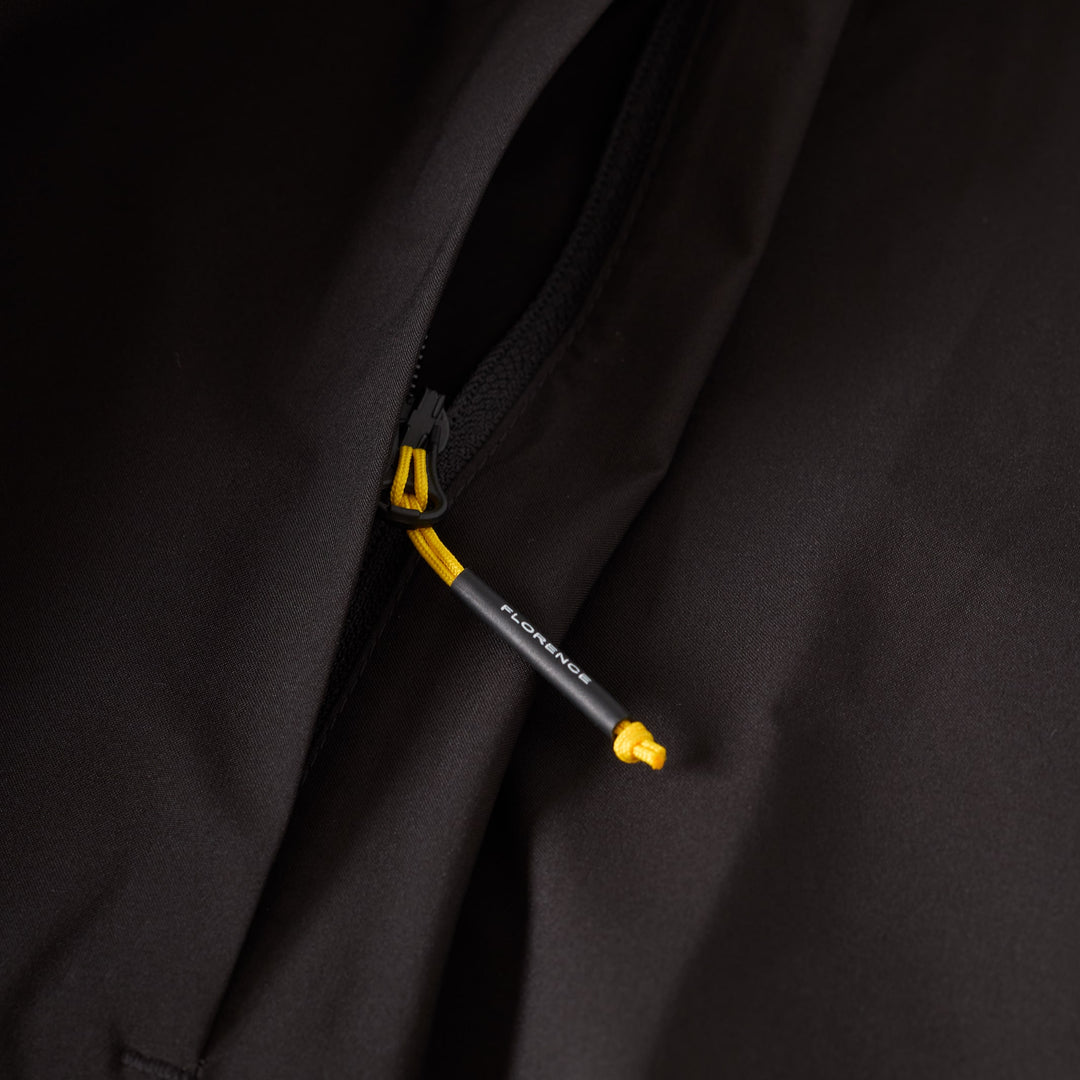 Color:Black-Florence Rain Pro 2.5-Layer Waterproof Shell