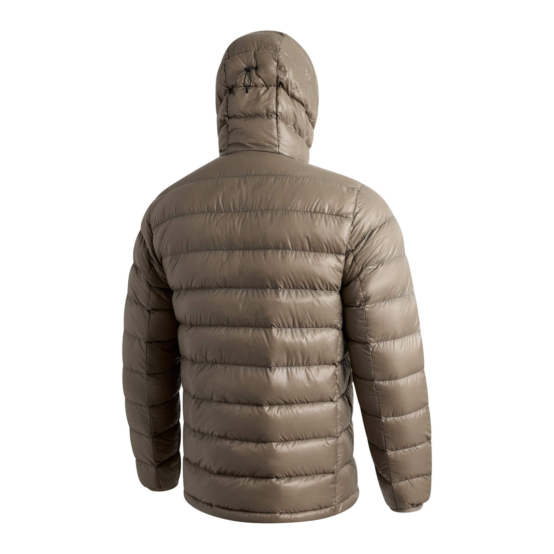 Color:Pumice-Florence Pertex® Hooded Down Puffer -alt