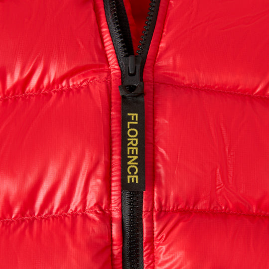 Color:Rescue Red-Florence Pertex® Hooded Down Puffer
