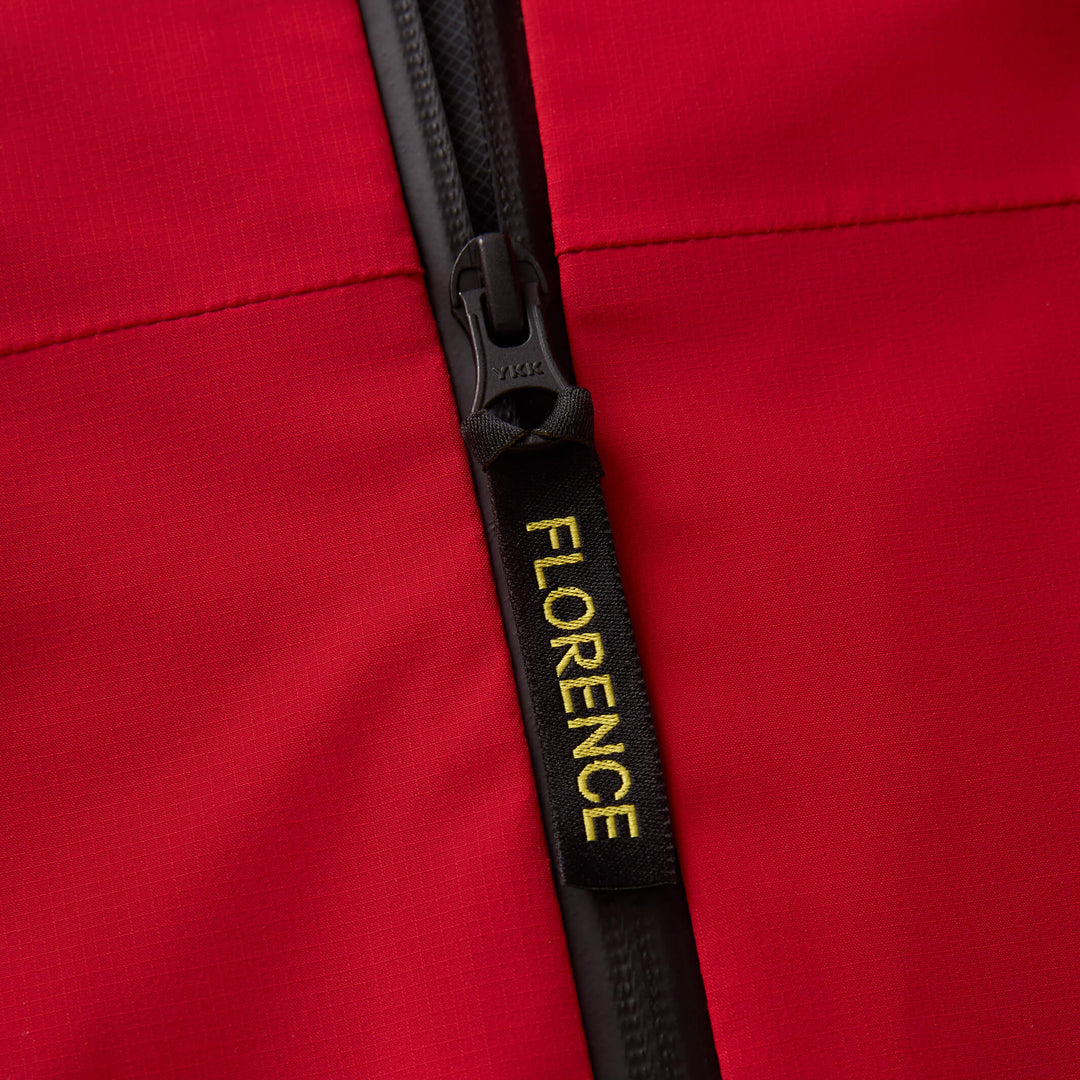 Color:Rescue Red-Florence Rain Pro 2.5 Layer Shell