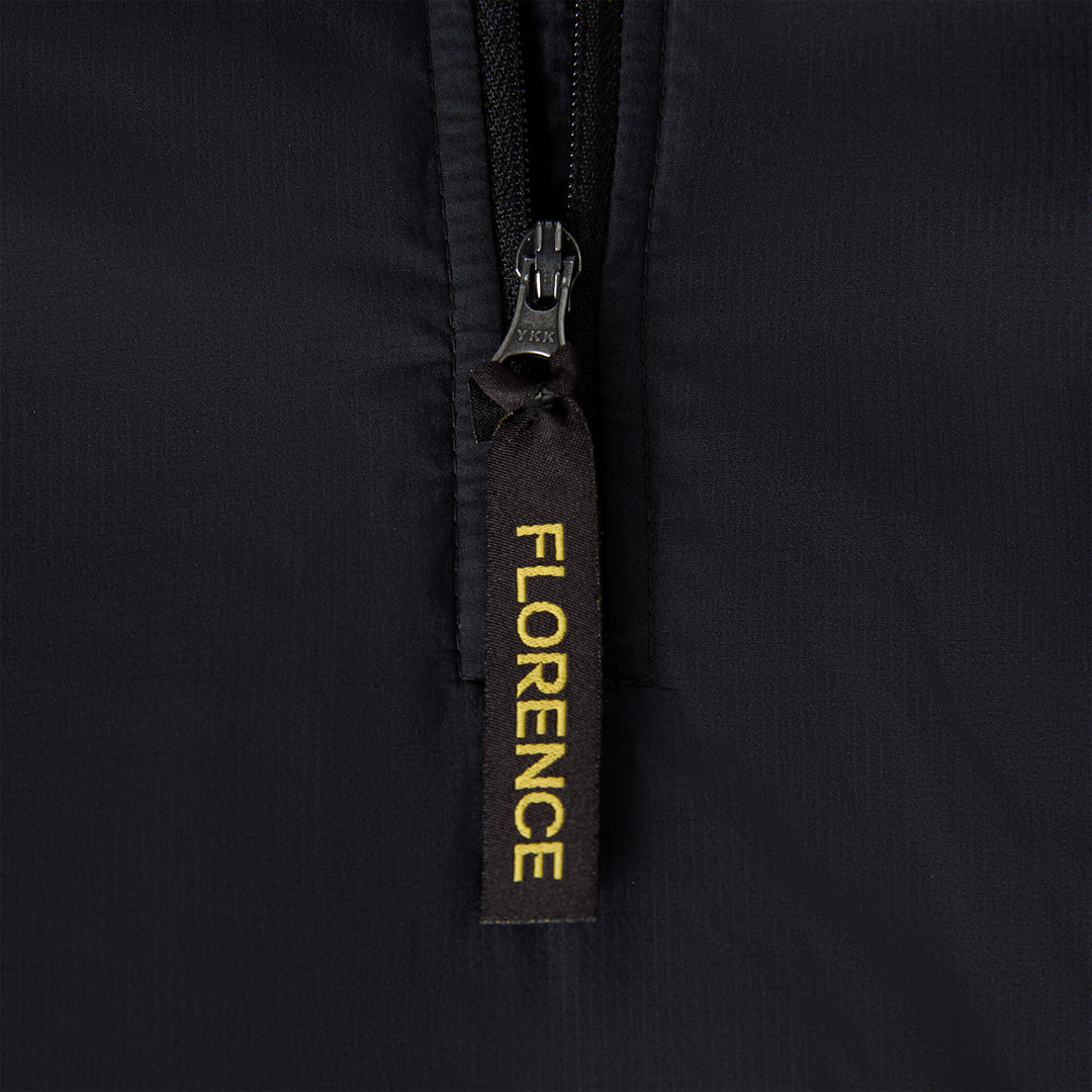 Color:Black-Florence Ultralight Half-Zip Jacket