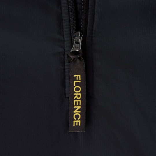 Color:Black-Florence Ultralight Half-Zip Jacket