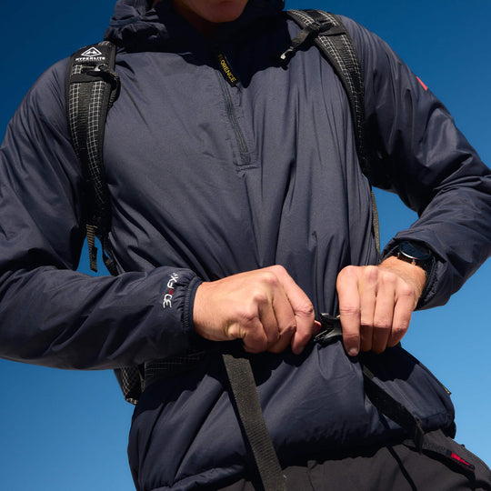 Color:Navy-Florence Ultralight Half-Zip Jacket -alt