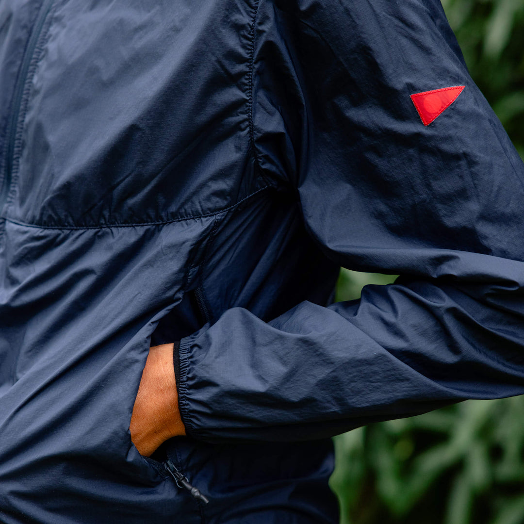 Color:Navy-Cordura® Packable Windbreaker