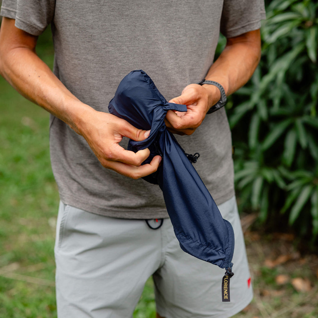 Color:Navy-Cordura® Packable Windbreaker