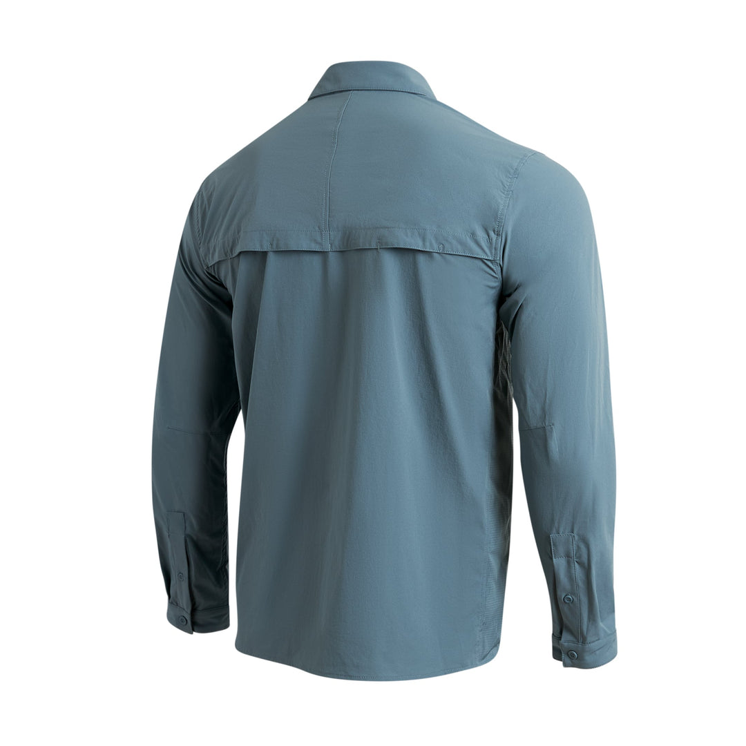 Color:Sea Blue-Florence Vented Expedition Long Sleeve Shirt -alt