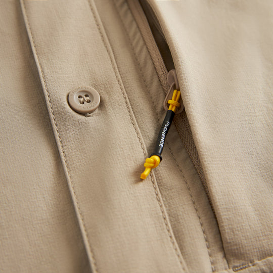 Color:Vintage Khaki-Florence Vented Expedition Long Sleeve Shirt