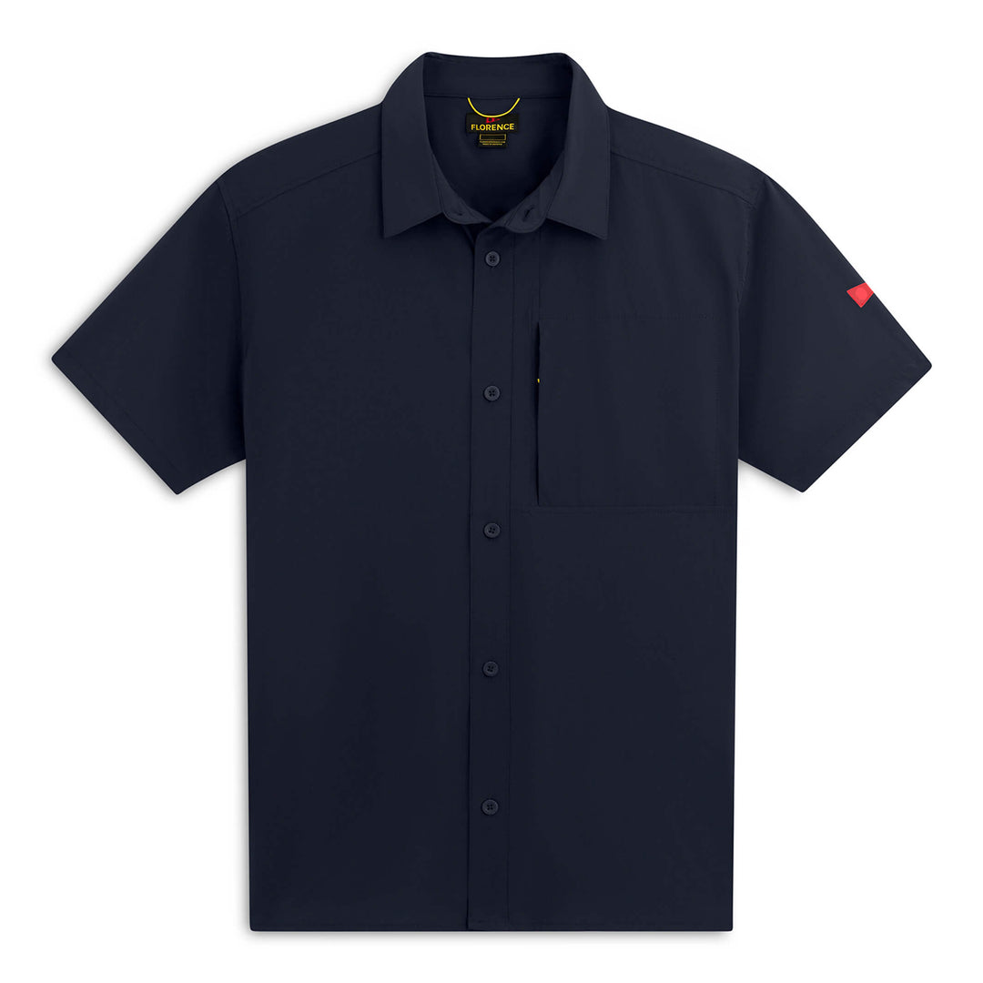 Color:Department Navy-Florence Airtex Expedition Short Sleeve Shirt
