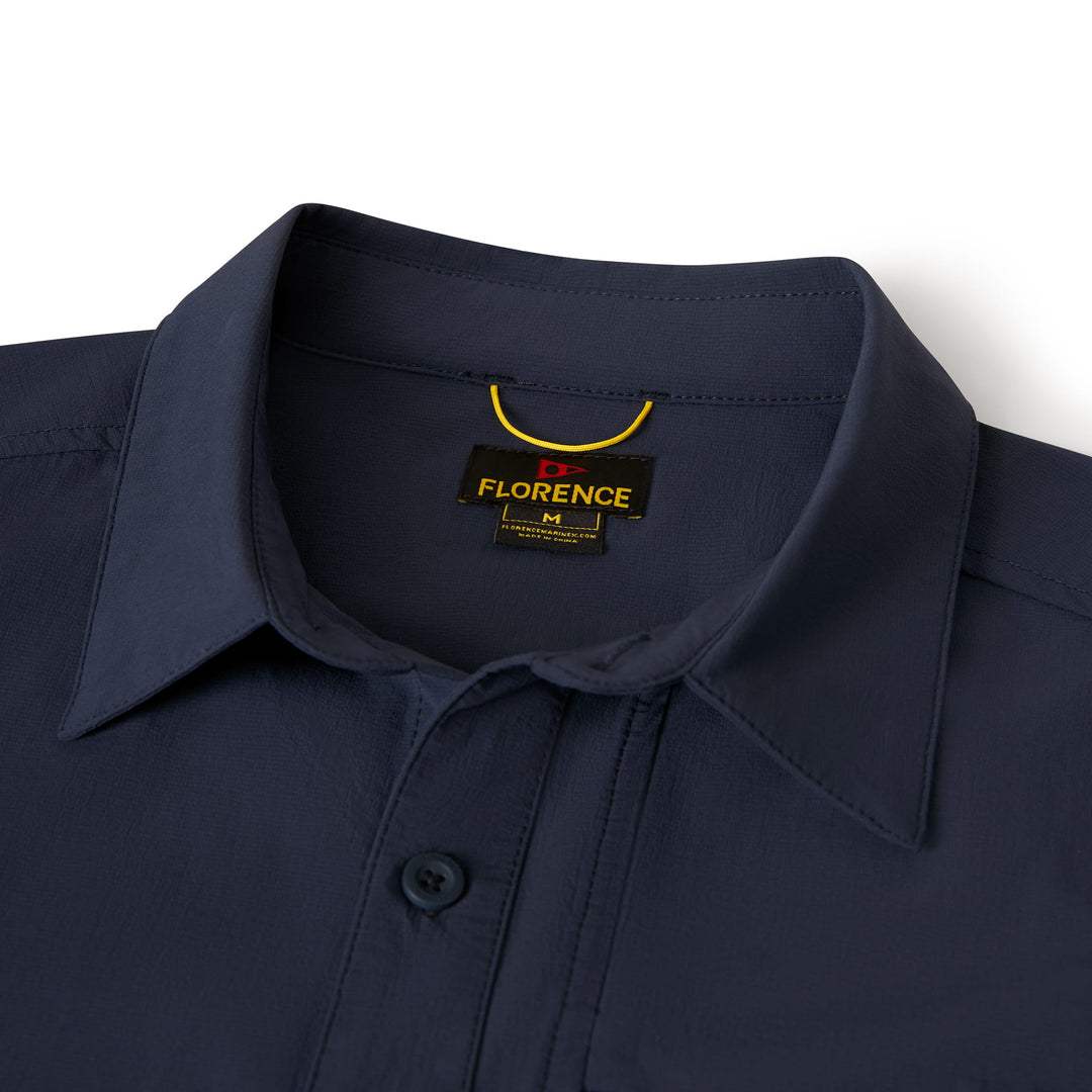 Color:Department Navy-Florence Airtex Expedition Short Sleeve Shirt