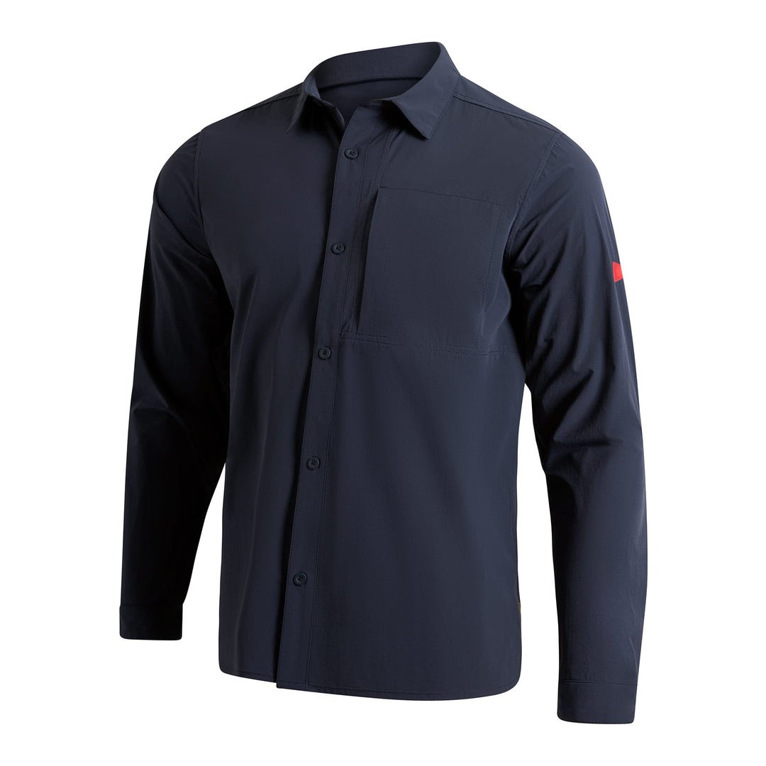 Color:Department Navy-Florence Airtex Expedition Long Sleeve Shirt