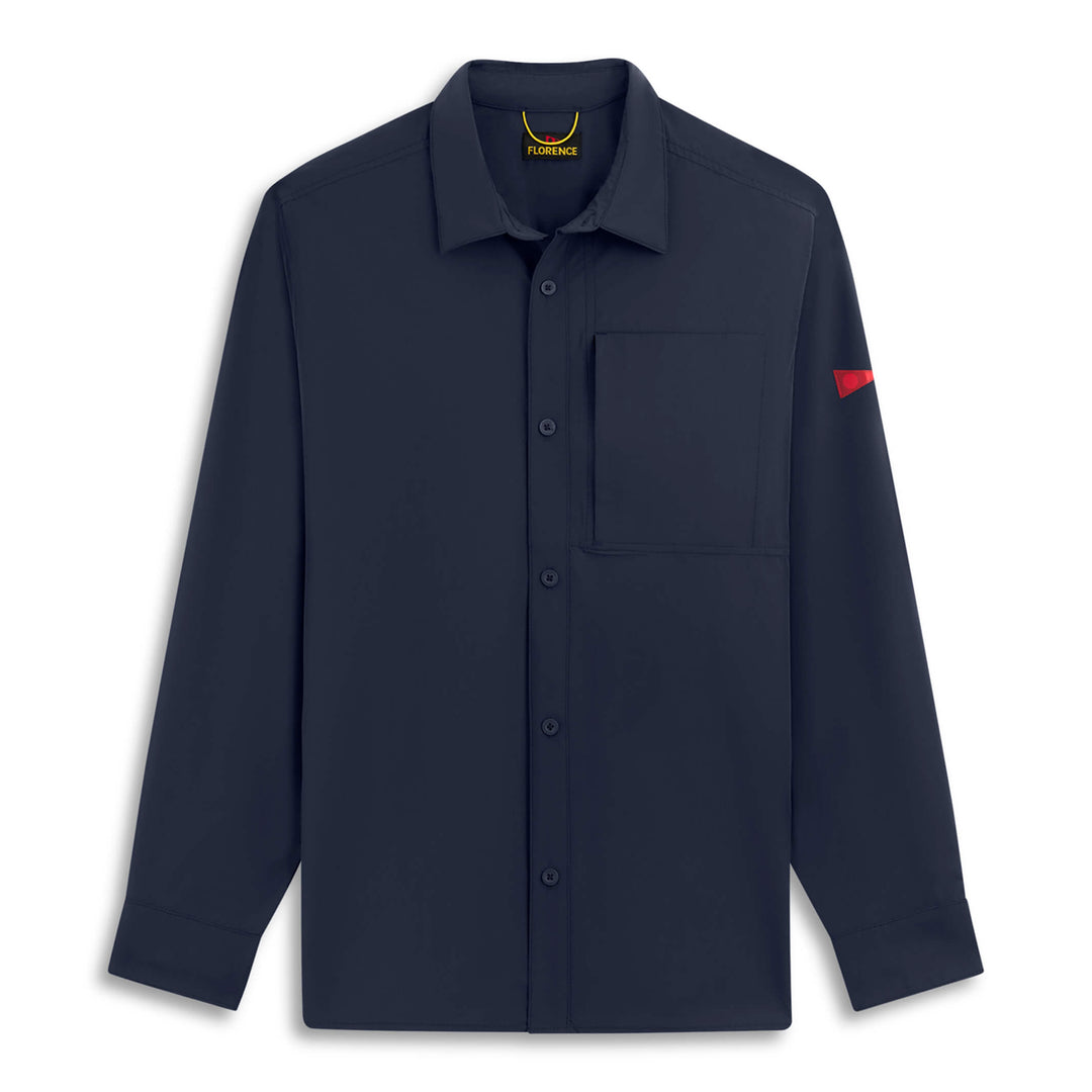 Color:Navy-Florence Airtex Expedition Long Sleeve Shirt