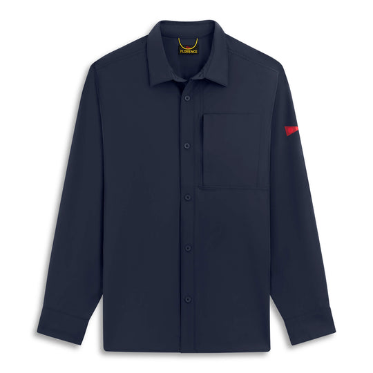 Color:Navy-Florence Airtex Expedition Long Sleeve Shirt
